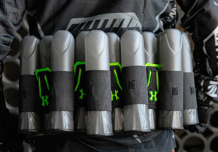 Harnais ZERO G LITE 4+3+4 BLACK/LIME HK ARMY