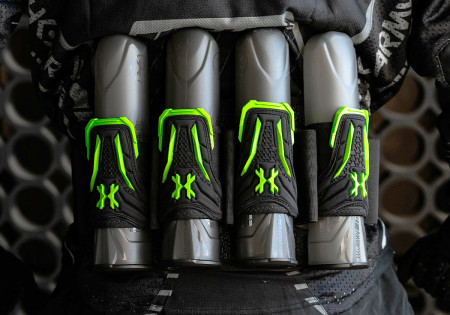 Harnais ZERO G LITE 4+3+4 BLACK/LIME HK ARMY