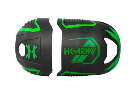 Housse bouteille CARBONE 0.8L/48Ci à 1.3L/80Ci VICE FC BLACK/NEON GREEN HK ARMY