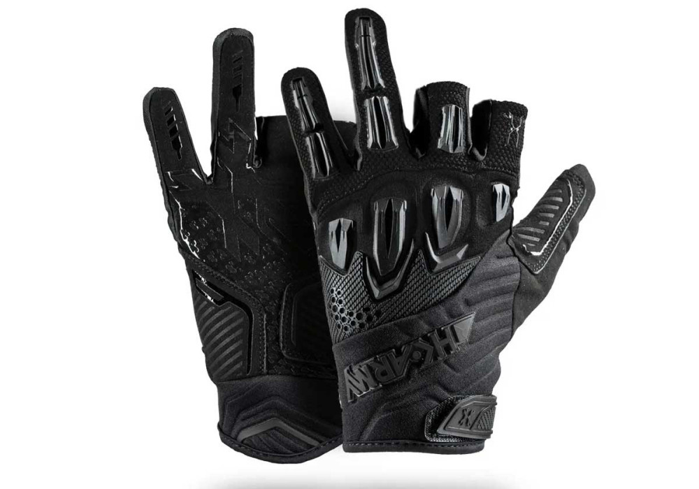 GANTS HARDLINE ARMORED TRIGGER FINGER HK ARMY BLACKOUT BLACK - Taille L