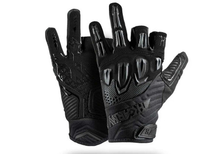 GANTS HARDLINE ARMORED TRIGGER FINGER HK ARMY BLACKOUT BLACK  - Taille S