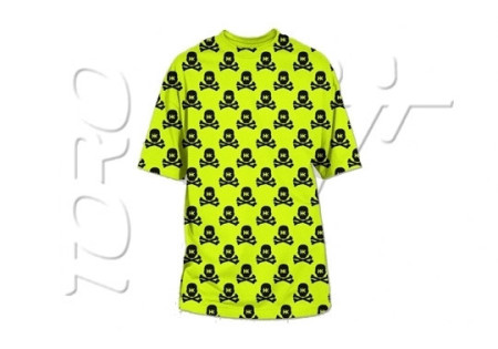 HK T-SHIRT ALL OVER NEON BLACK - Taille M