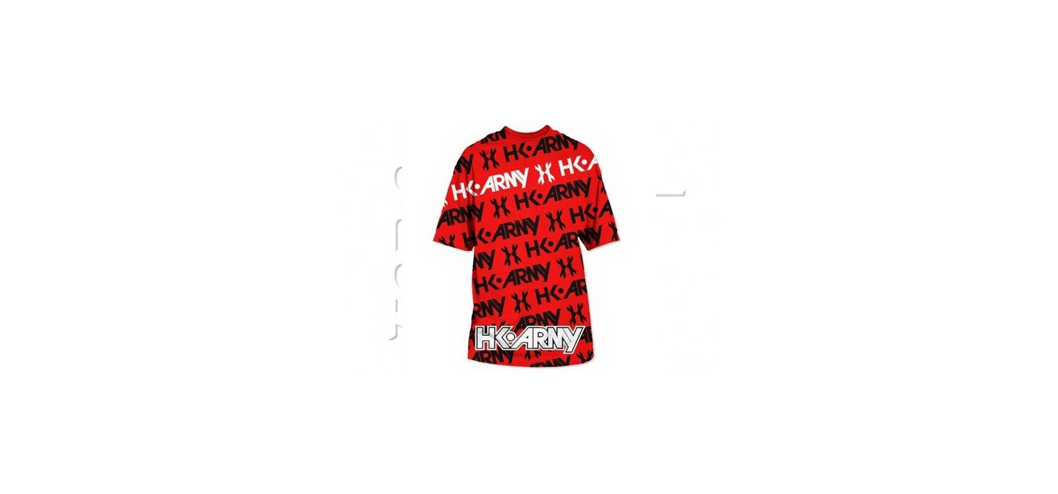 HK T-SHIRT ALL OVER 2.0 RED - Taille M