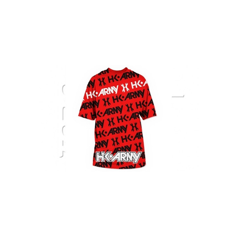 HK T-SHIRT ALL OVER 2.0 RED - Taille M