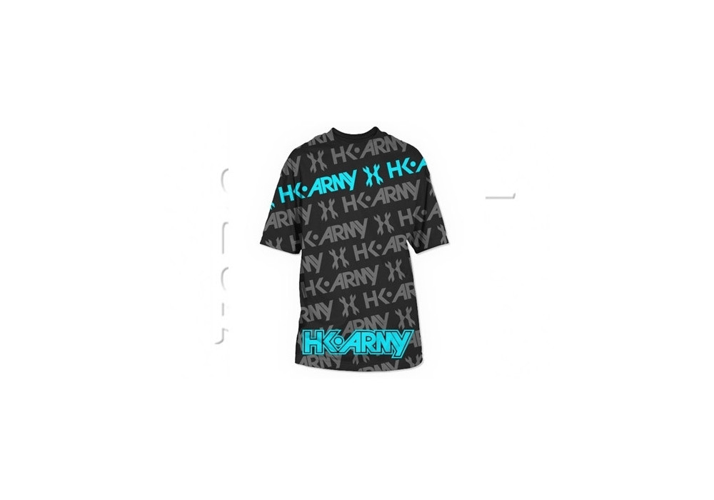 HK T-SHIRT ALL OVER 2.0 TURQUOISE - Taille M