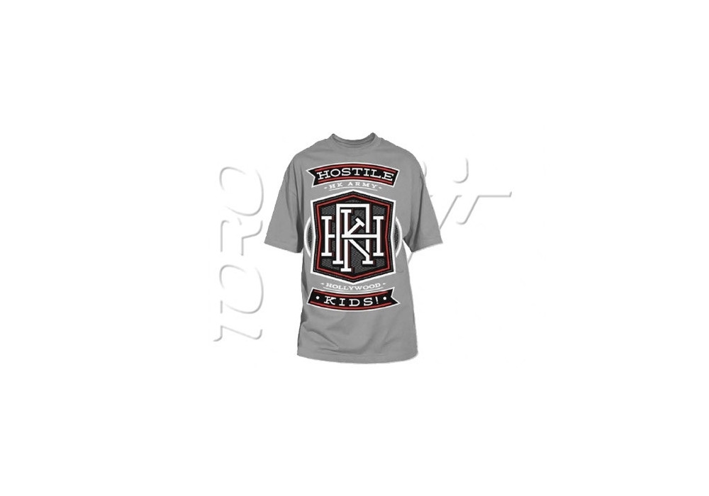 HK T-SHIRT MONOGRAM GREY - Taille M