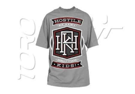 HK T-SHIRT MONOGRAM GREY - Taille M