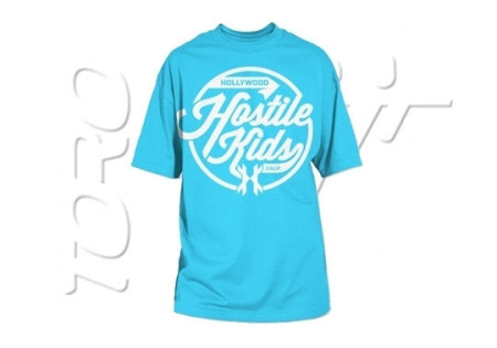 HK T-SHIRT VINTAGE TURQUOISE