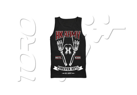 HK T-SHIRT TANK BONES BLACK