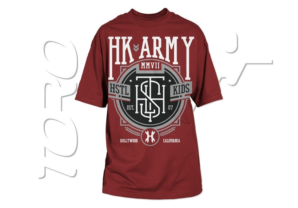 HK T-SHIRT MONOGRAM 2 RED