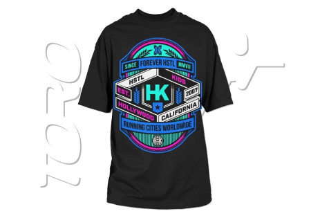 HK T-SHIRT WORLDWIDE BLACK