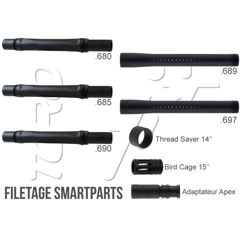 Mallette 3 EMBASES 2 EMBOUTS FILETES 3 FREINS BOUCHE INCEPTION SMARTPARTS