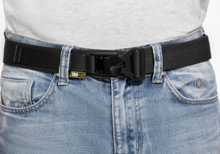 Ceinture FLEXIBELT ELASTIQUE BOUCLE MAGNETIQUE TAG INNOVATION BLACK