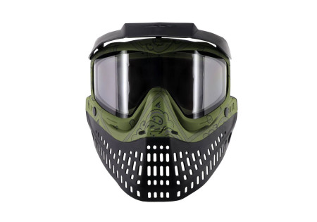 Masque JT SPECTRA PROFLEX LE THERMAL BANDANA GREEN ECRAN 2X CLEAR ET SMOKE