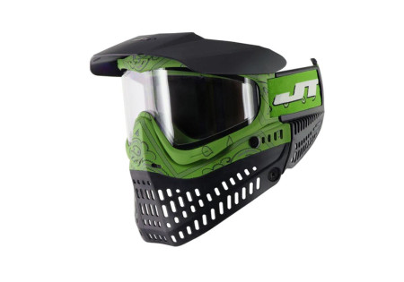 Masque JT SPECTRA PROFLEX LE THERMAL BANDANA SLIME GREEN ECRAN 2X CLEAR ET SMOKE