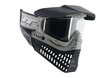 Masque JT SPECTRA PROFLEX LE THERMAL BANDANA STONE GREY ECRAN 2X CLEAR ET SMOKE