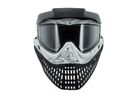 Masque JT SPECTRA PROFLEX LE THERMAL BANDANA WHITE ECRAN 2X CLEAR ET SMOKE