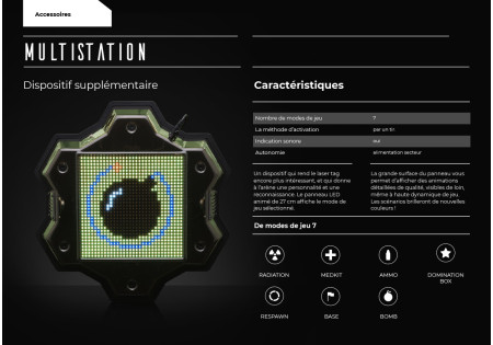 Borne INTERACTIVE MULTISTATION LASERTAG