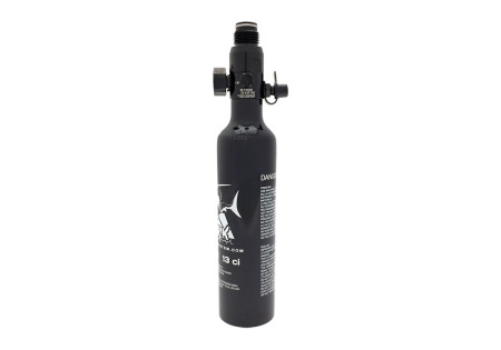 Bouteille 0.2L 13CI ALU SHARK + preset SHARK HP 3000 PSI (SORTIE 800 PSI)