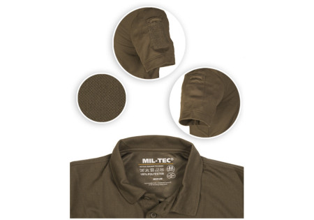 Polo TACTICAL QUICK DRY OLIVE MILTEC