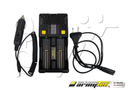 Chargeur SECTEUR + VOITURE 2 ACCUS UNIVERSEL UNI C2 ARMYTEK