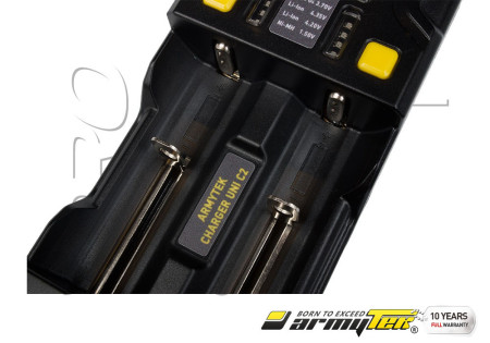 Chargeur SECTEUR + VOITURE 2 ACCUS UNIVERSEL UNI C2 ARMYTEK