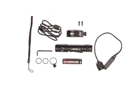 Lampe tactique STRIKE SYSTEMS WRAITH 1300 LUMENS ASG BLACK