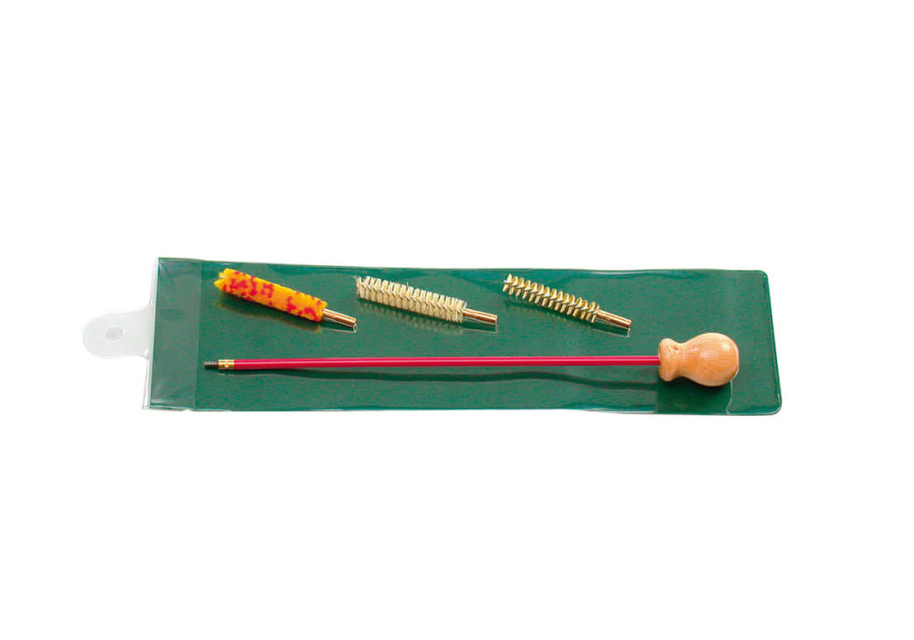 Kit de nettoyage CALIBRE 44 TIGE + 3 BROSSES POCHETTE