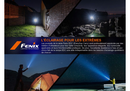 Lampe de poche porte clés FENIX E-SPARK 100 LUMENS