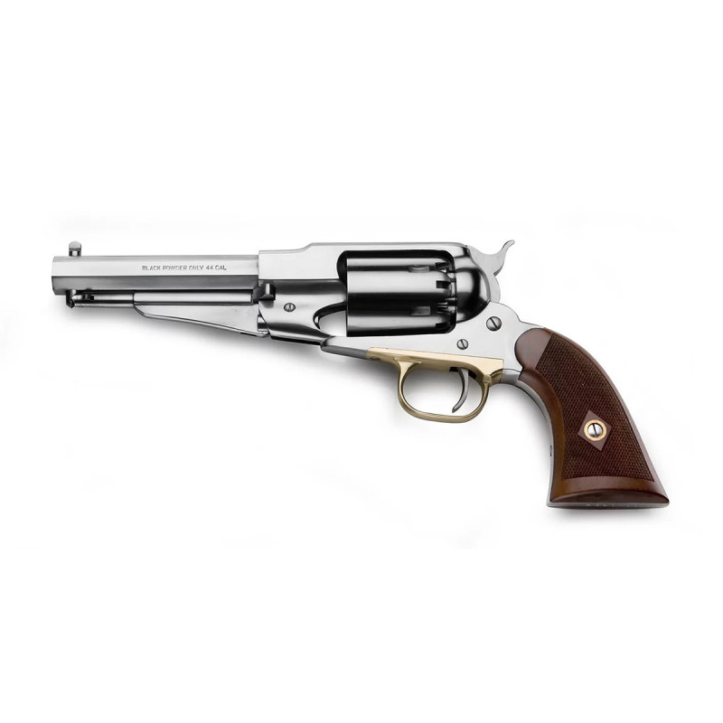 Revolver REMINGTON 1858 NEW ARMY SHERIFF INOX NOYER QUADRILLE Calibre 44 PIETTA (rgssh44lc)