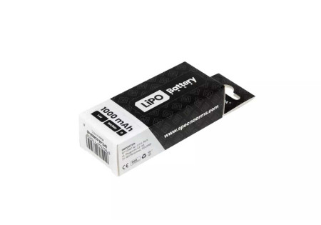 Batterie LIPO 7.4V 1000 mAh 30/60C 35x65x12 mm T-DEANS SPECNA ARMS (Boitier PEQ)