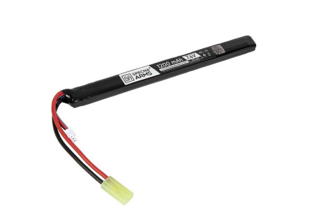 Batterie LIPO 7.4V 1200 mAh 20/40C  15x185x10  mm 1 STICK POUR AK MINI TAMIYA SPECNA ARMS