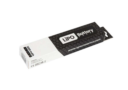 Batterie LIPO 7.4V 1200 mAh 20/40C 15x185x10 mm 1 STICK POUR AK T-DEANS SPECNA ARMS