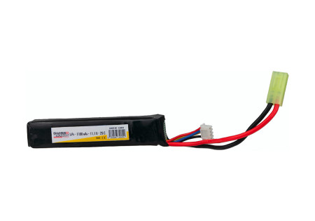 Batterie LIPO 11.1V 1100 mAh 25C 102x20x16mm 1 PACK SWISS ARMS V2