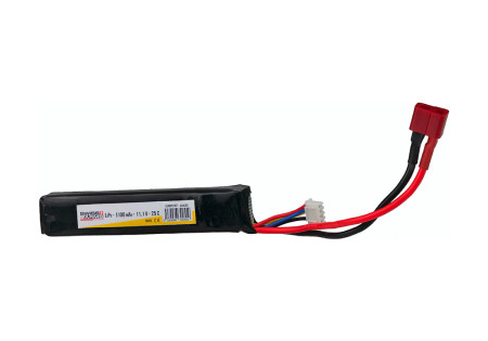 Batterie LIPO 11.1V 1100 mAh 25C 1 STICK T-DEANS SWISS ARMS