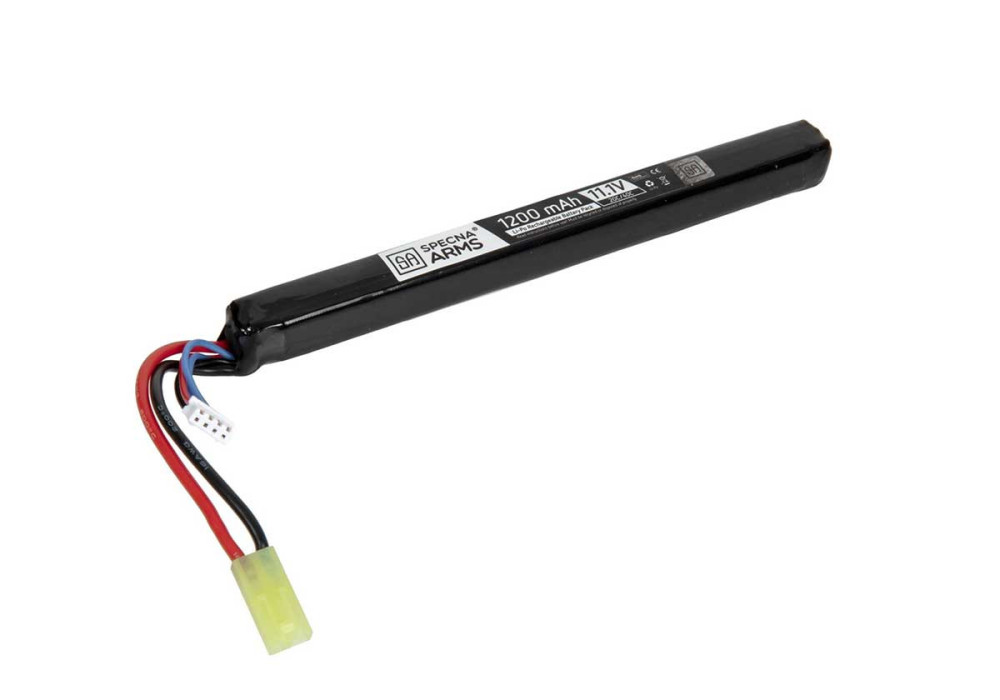 Batterie LIPO 11.1V 1200 mAh 20/40C 15x185x15 mm 1 STICK POUR AK MINI TAMIYA SPECNA ARMS