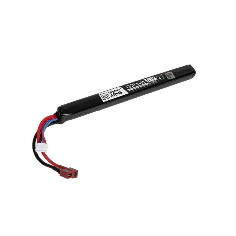 Batterie LIPO 11.1V 1200 mAh 20/40C 15x185x15 mm 1 STICK POUR AK T-DEANS SPECNA ARMS