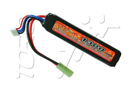 Batterie LIPO 11.1V 1300 mAh 20C 105x25x19mm 1 STICK AMOEBA VB POWER