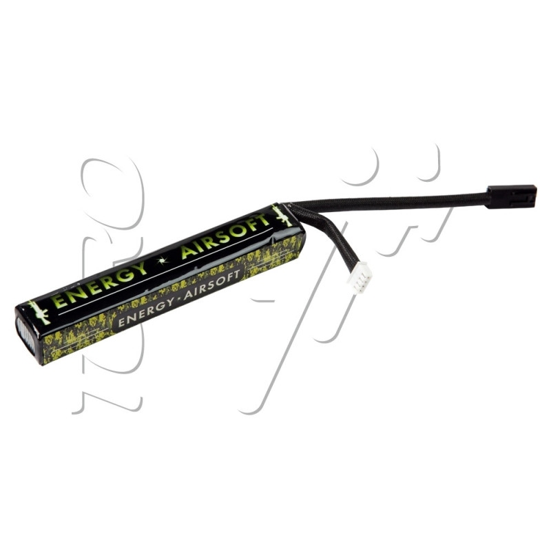 Batterie LIPO 11.1V 1400 mAh 20C 128x21x19mm 1 STICK ENERGY AIRSOFT