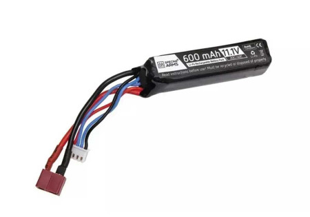 Batterie LIPO 11.1V 600 mAh 20/40C 16x75x16 mm 1 STICK T-DEANS SPECNA ARMS (Crosse PDW)