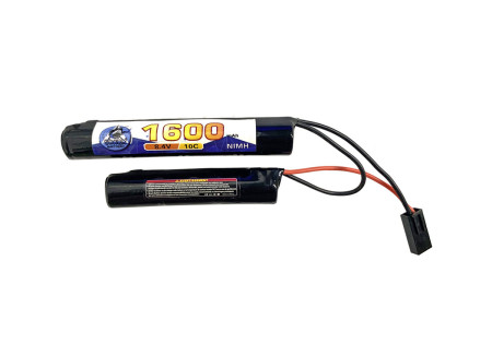 Batterie NIMH 8.4V 1600 mAh 116x19x17mm 2 STICK 170g SHARK