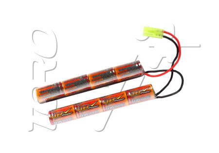 Batterie NIMH 9.6V 1600 mAh 113x19x19mm 2 STICK VB POWER