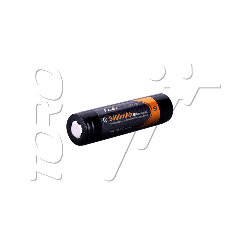 ACCU 3.6V 3400mAh RECHARGEABLE 18650B FENIX ARB-L18-3400