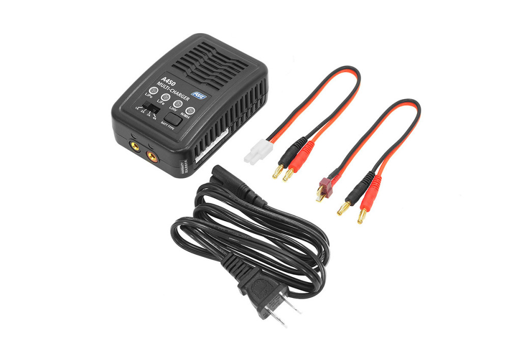 Chargeur BATTERIE LIPO/LIFE/NIMH EQUILIBREUR 2S/4S AUTOMATIQUE A450 ASG