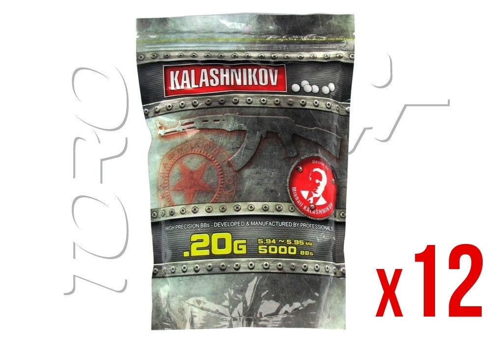 Billes 0.20g SACHET 5000 KALASHNIKOV X12