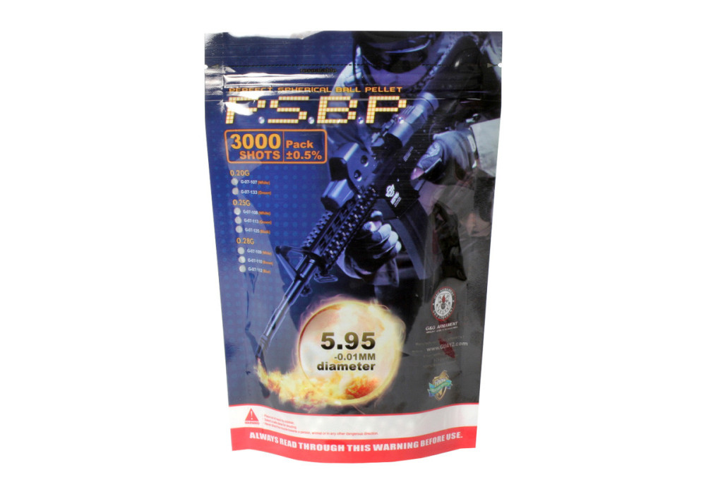 Billes 0.20g SACHET PERFECT 3000 G&G ARMAMENT