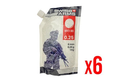 Billes 0.25G SACHET 4000 SWISS ARMS X6