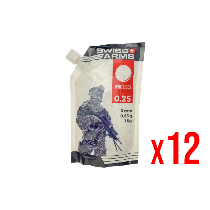 Billes 0.25G SACHET 4000 SWISS ARMS X12