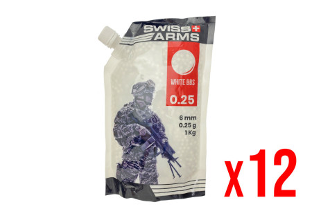 Billes 0.25G SACHET 4000 SWISS ARMS X12