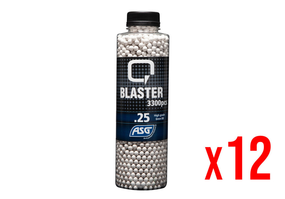 Billes 0.25g BOUTEILLE 3300 Q BLASTER ASG X12